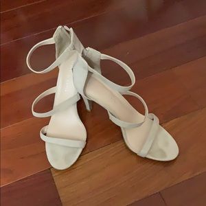 Kelly and Katie nude strappy heels